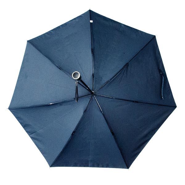 晴雨兼用 軽量折りたたみ傘（ネイビー／六連星柄） - SUBARU 