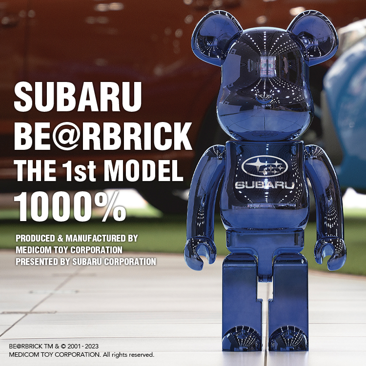 SUBARU BE@RBRICK THE 1st MODEL 1000% SUBARUオンラインショップ 