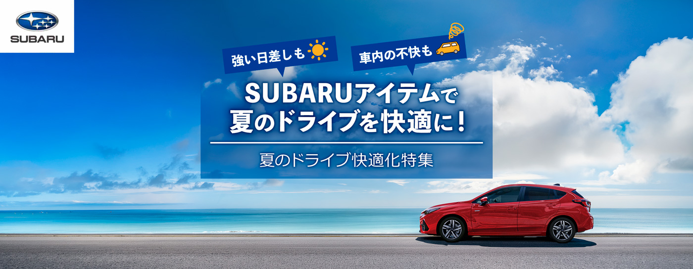 夏のドライブ快適化特集