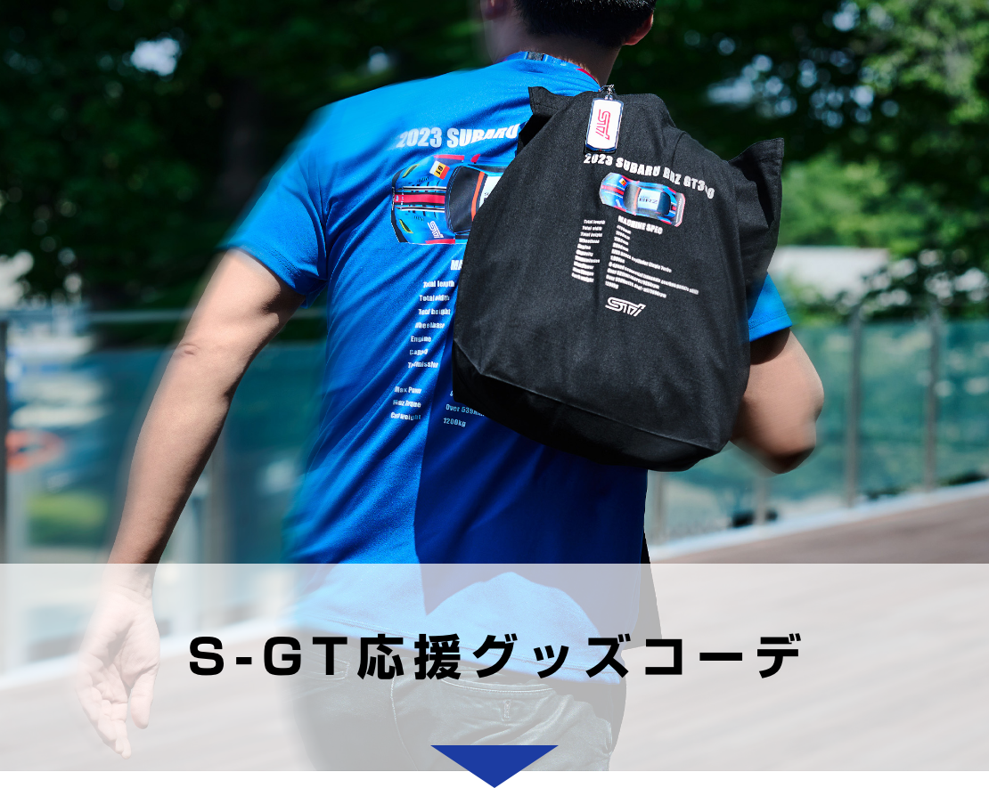 S-GT応援グッズコーデ