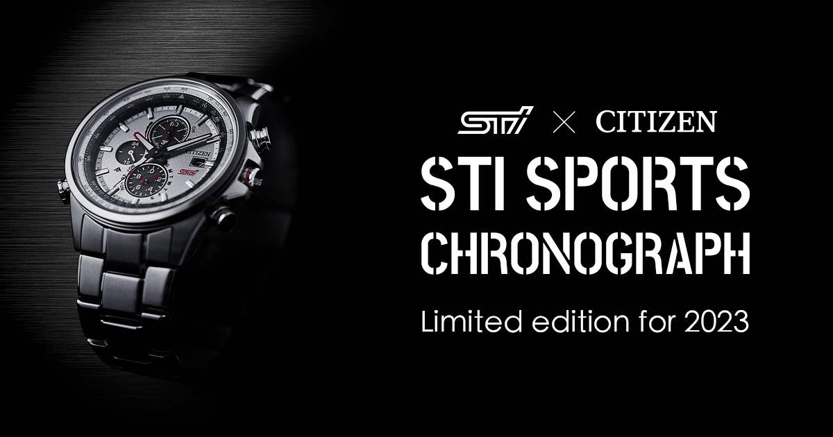STI Sports Chronograph 2023 SUBARUオンラインショップ：スバルウェア 